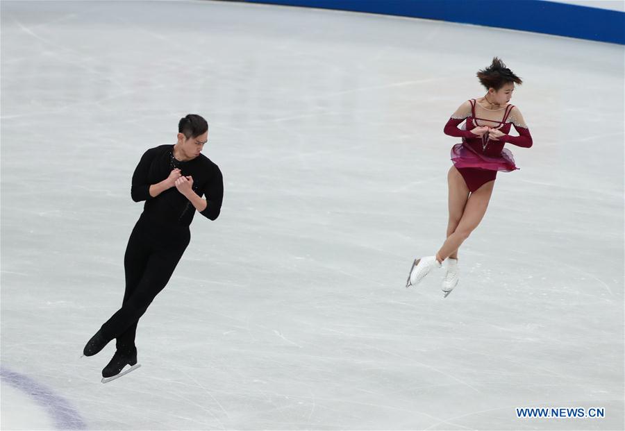 (SP)JAPAN-SAITAMA-FIGURE SKATING-WORLD CHAMPIONSHIPS-PAIRS