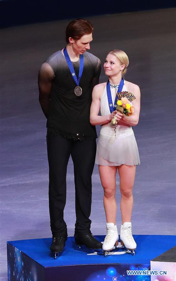 (SP)JAPAN-SAITAMA-FIGURE SKATING-WORLD CHAMPIONSHIPS-PAIRS