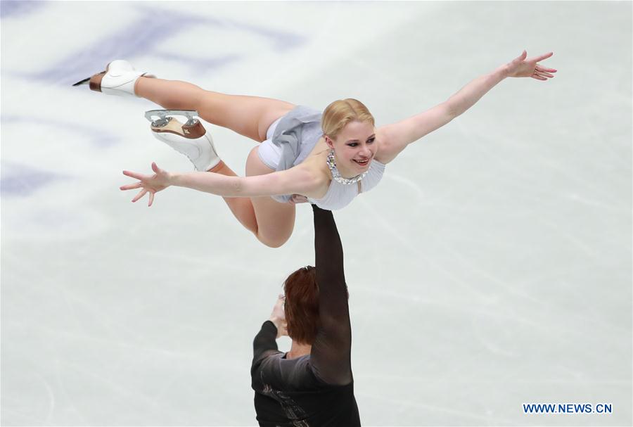 (SP)JAPAN-SAITAMA-FIGURE SKATING-WORLD CHAMPIONSHIPS-PAIRS