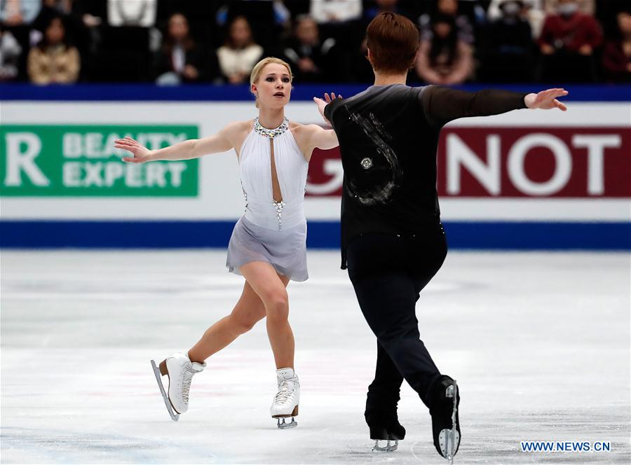 (SP)JAPAN-SAITAMA-FIGURE SKATING-WORLD CHAMPIONSHIPS-PAIRS