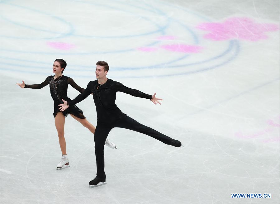 (SP)JAPAN-SAITAMA-FIGURE SKATING-WORLD CHAMPIONSHIPS-PAIRS