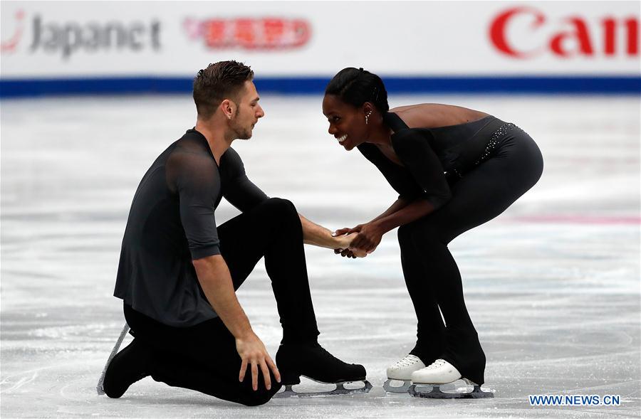 (SP)JAPAN-SAITAMA-FIGURE SKATING-WORLD CHAMPIONSHIPS-PAIRS