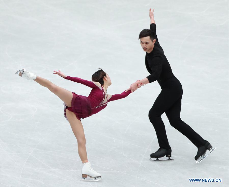 (SP)JAPAN-SAITAMA-FIGURE SKATING-WORLD CHAMPIONSHIPS-PAIRS