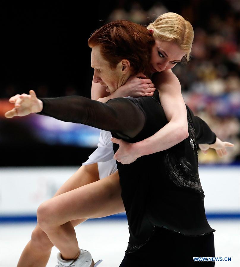 (SP)JAPAN-SAITAMA-FIGURE SKATING-WORLD CHAMPIONSHIPS-PAIRS