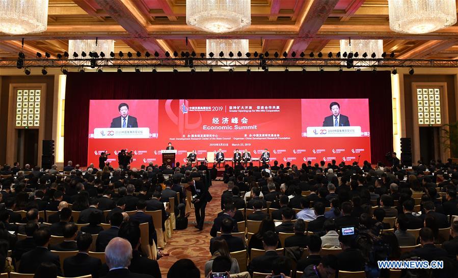 CHINA-BEIJING-DEVELOPMENT FORUM-ECONOMIC SUMMIT (CN)