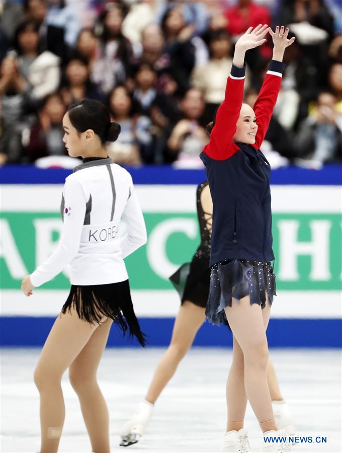 (SP)JAPAN-SAITAMA-FIGURE SKATING-WORLD CHAMPIONSHIPS-LADIES