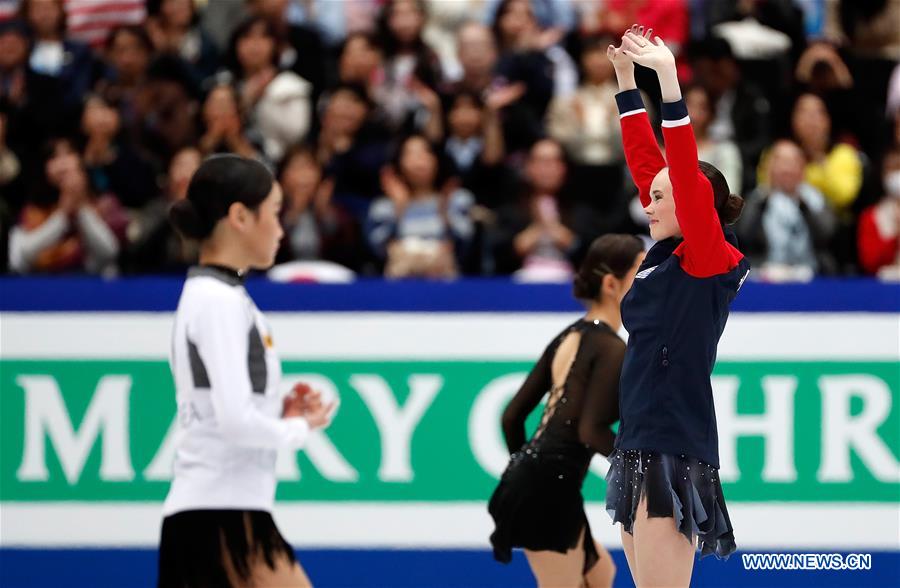 (SP)JAPAN-SAITAMA-FIGURE SKATING-WORLD CHAMPIONSHIPS-LADIES