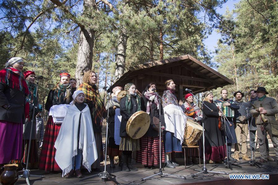 LATVIA-RIGA-SPRING EQUINOX-CELEBRATION