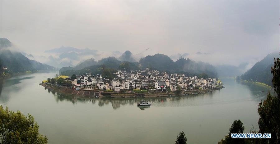 Scenery of Xin'an River in E China's Anhui