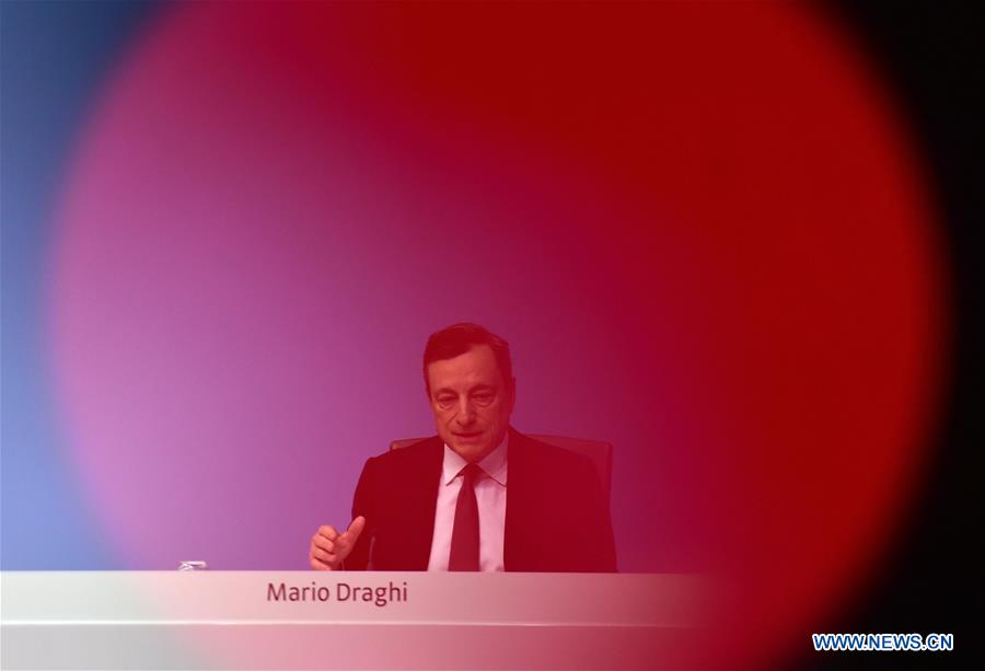 GERMANY-FRANKFURT-ECB-INTEREST RATES-DRAGHI-PRESS CONFERENCE