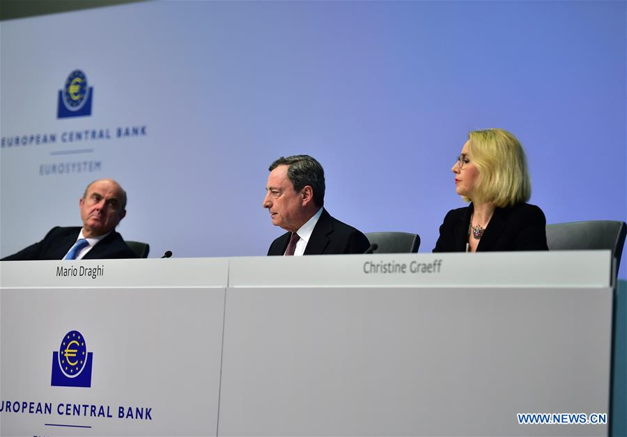 GERMANY-FRANKFURT-ECB-INTEREST RATES-DRAGHI-PRESS CONFERENCE