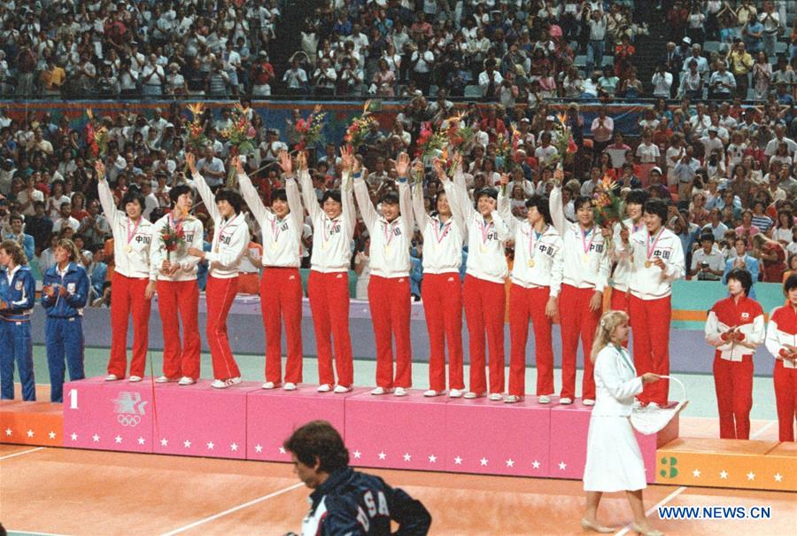 (SP)CHINA-70TH ANNIVERSARY OF PEOPLE'S REPUBLIC OF CHINA-CHINESE SPORTS HISTORY-OLYMPICS