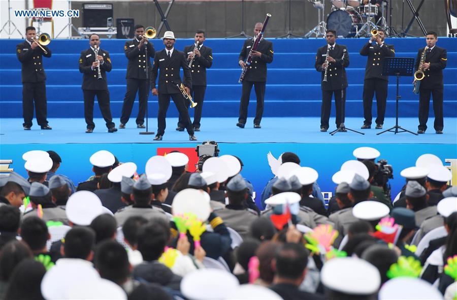 CHINA-SHANDONG-QINGDAO-MILITARY MUSIC DISPLAY (CN)