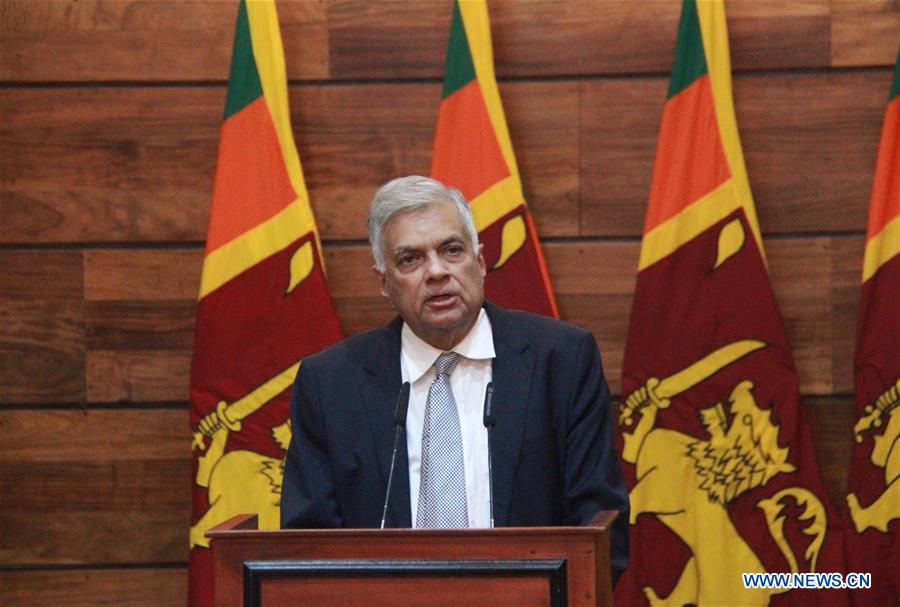 SRI LANKA-COLOMBO-PM-PRESS CONFERENCE