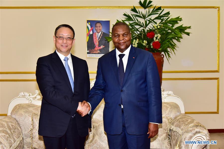 CENTRAL AFRICAN REPUBLIC-BANGUI-CHINA-ZHENG JIANBANG-VISIT