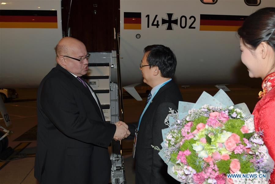 (BRF)CHINA-BEIJING-BELT AND ROAD FORUM-GERMANY-ALTMAIER-ARRIVAL (CN)