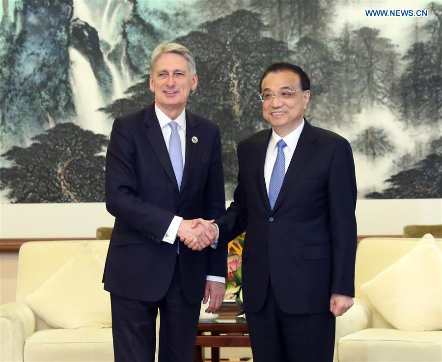 (BRF)CHINA-BEIJING-LI KEQIANG-BRITAIN-HAMMOND-MEETING (CN)