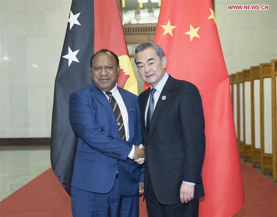 (BRF)CHINA-BEIJING-WANG YI-PNG FM-MEETING (CN)