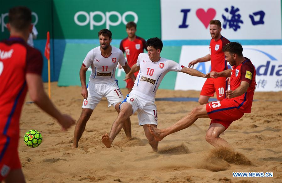 (SP)CHINA-HAIKOU-BEACH SOCCER