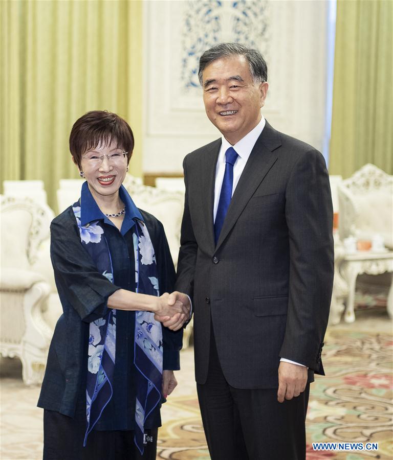 CHINA-BEIJING-WANG YANG-TAIWAN DELEGATION-MEETING (CN)