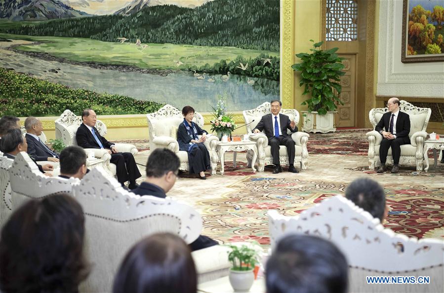 CHINA-BEIJING-WANG YANG-TAIWAN DELEGATION-MEETING (CN)