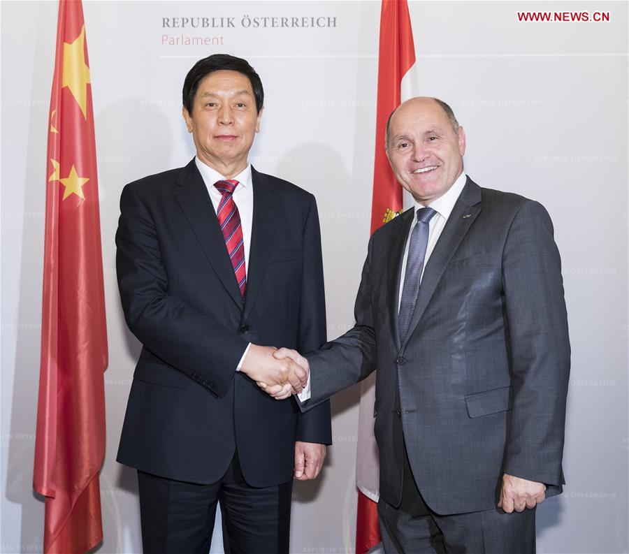 AUSTRIA-VIENNA-LI ZHANSHU-VISIT