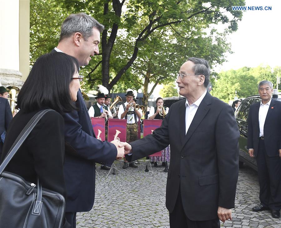 GERMANY-CHINA-WANG QISHAN-VISIT