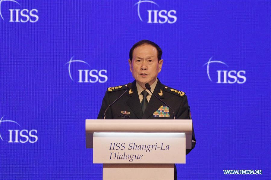 SINGAPORE-SHANGRI-LA DIALOGUE-CHINESE DEFENSE MINISTER