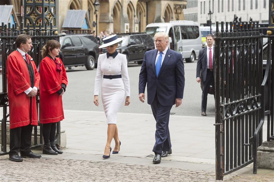 BRITAIN-LONDON-U.S.-PRESIDENT-VISIT