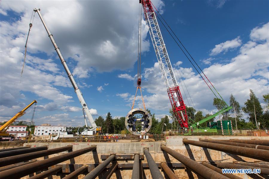 Chinese company builds metro line for Moscow