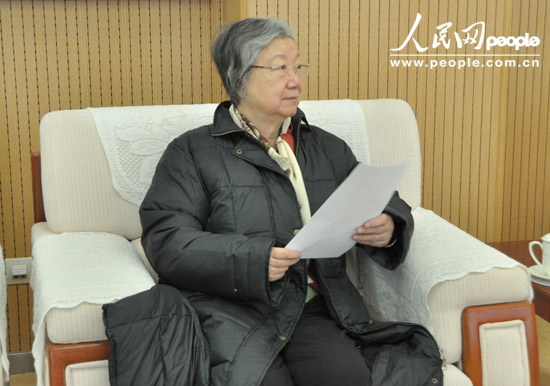 毛泽东原大儿媳刘思齐女士做客人民网强国论坛