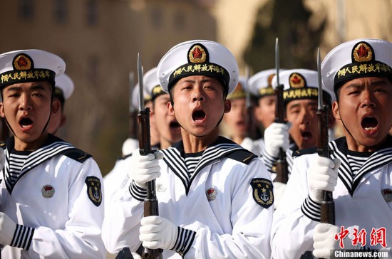 高清组图:中国海军北海舰队新兵亮相【12】