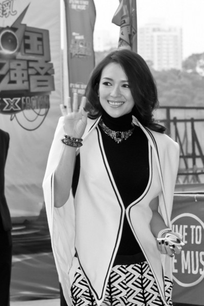 章子怡是《中国最强音》导师中最受关注的一位