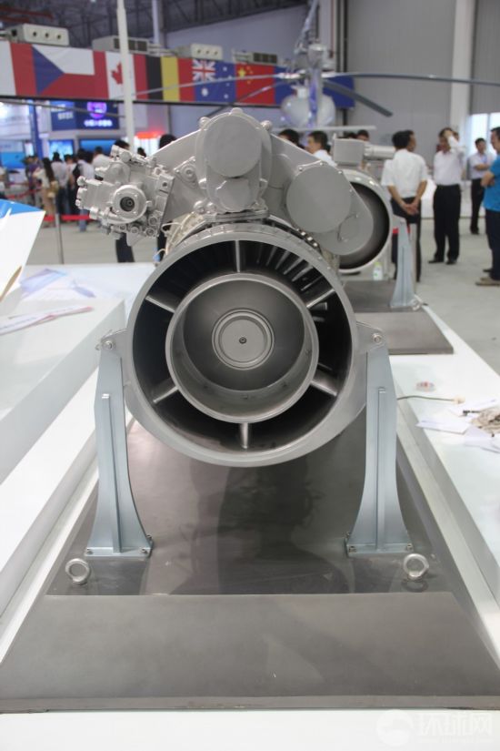 5000kw级大功率涡轴发动机(摄影:张加军 未经授权 请勿转载)