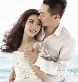 刘璇大婚王弢设计婚礼环节二人温馨婚纱照