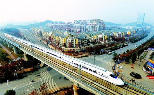 图文武咸城铁本月28日通车