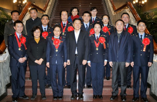 12月17日下午,国家税务总局党组书记,局长王军亲切接见第八届全国"