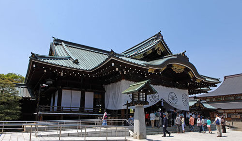 日本靖国神社俯瞰图图片