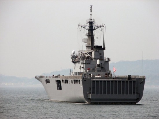 日本海上自卫队大隅级登陆舰首舰大隅号(资料图)