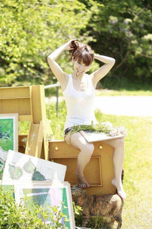 akb48萌妹大岛优子曝写真 泳装照清纯性感