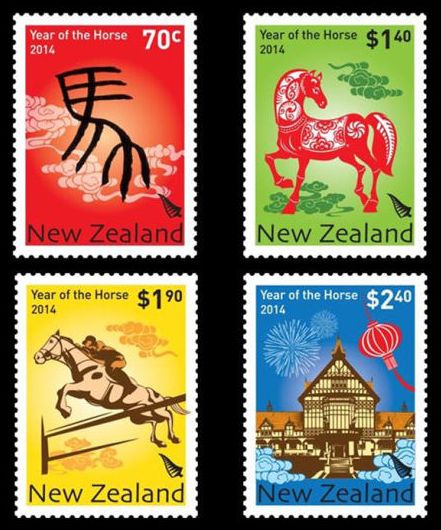 各国凑马年热闹:盘点各国2014年发行的马年邮票【11】