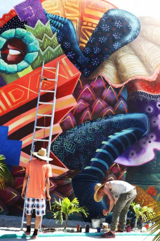 色彩斑斓创意十足 沙滩个性涂鸦吸睛【4】