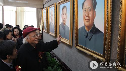 天安门毛主席画像作者王其智在京办展