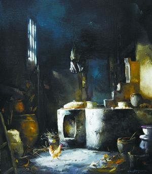 熊天祥作品 《人间烟火-1》 70cm×60cm 布面油画