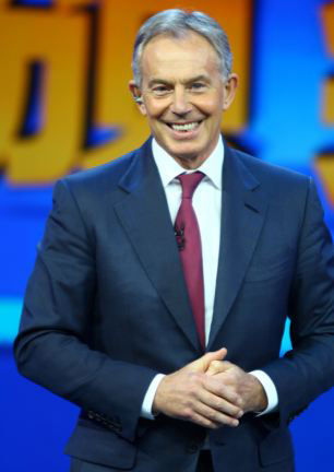 英国前首相托尼·布莱尔(资料图)