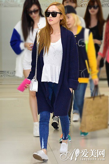少女时代机场街拍合辑26款混搭支招22