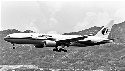 马航波音777-200型客机资料图英国一网站上显示的一张疑似客机坠毁