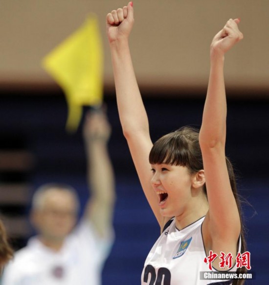 哈萨克长腿美女排球手媞博柯娃·莎宾娜网络走红【4】