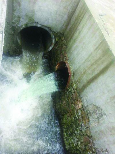 南京栖霞一清水沟变成泡沫河 环保部门调查