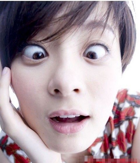 孙俪,这双眼睛瞪的,够大了,要蹦出来了!